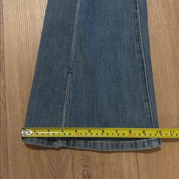 Classic Blue Flared Women's Jeans-26 - Picture 5 of 12